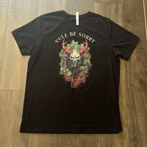 NWOT Krampus 'Yule Be Sorry' Graphic T-Shirt